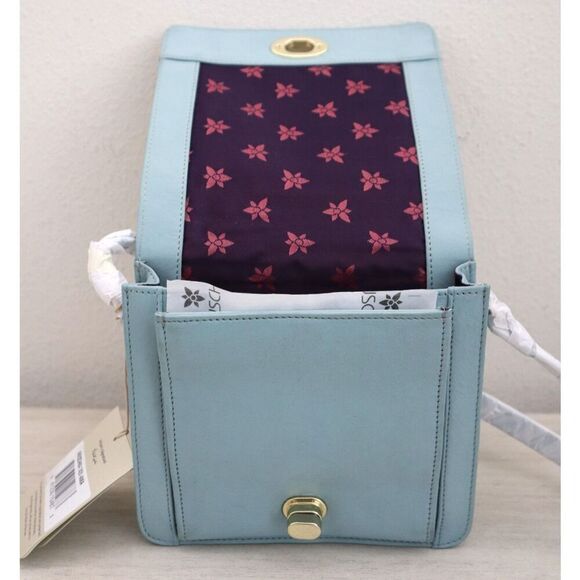 Anuschka 7431-AMA Amazon Sloth Jungle Animals Front Flap Crossbody Bag - Picture 7 of 12